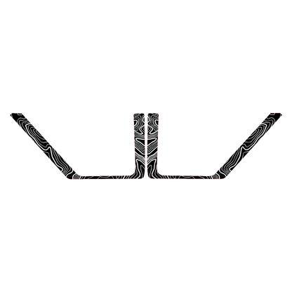 Topo Rear Door Net Trim Overlay Kit (Printed Series) - 2021+ Bronco