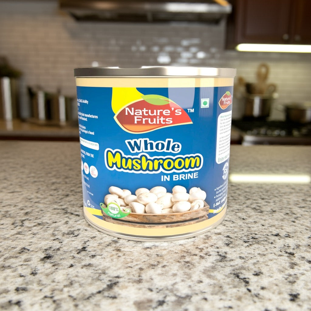 WHOLE MUSHROOM IN BRINE