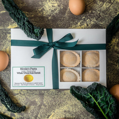 Whole Wheat Kale Ravioli