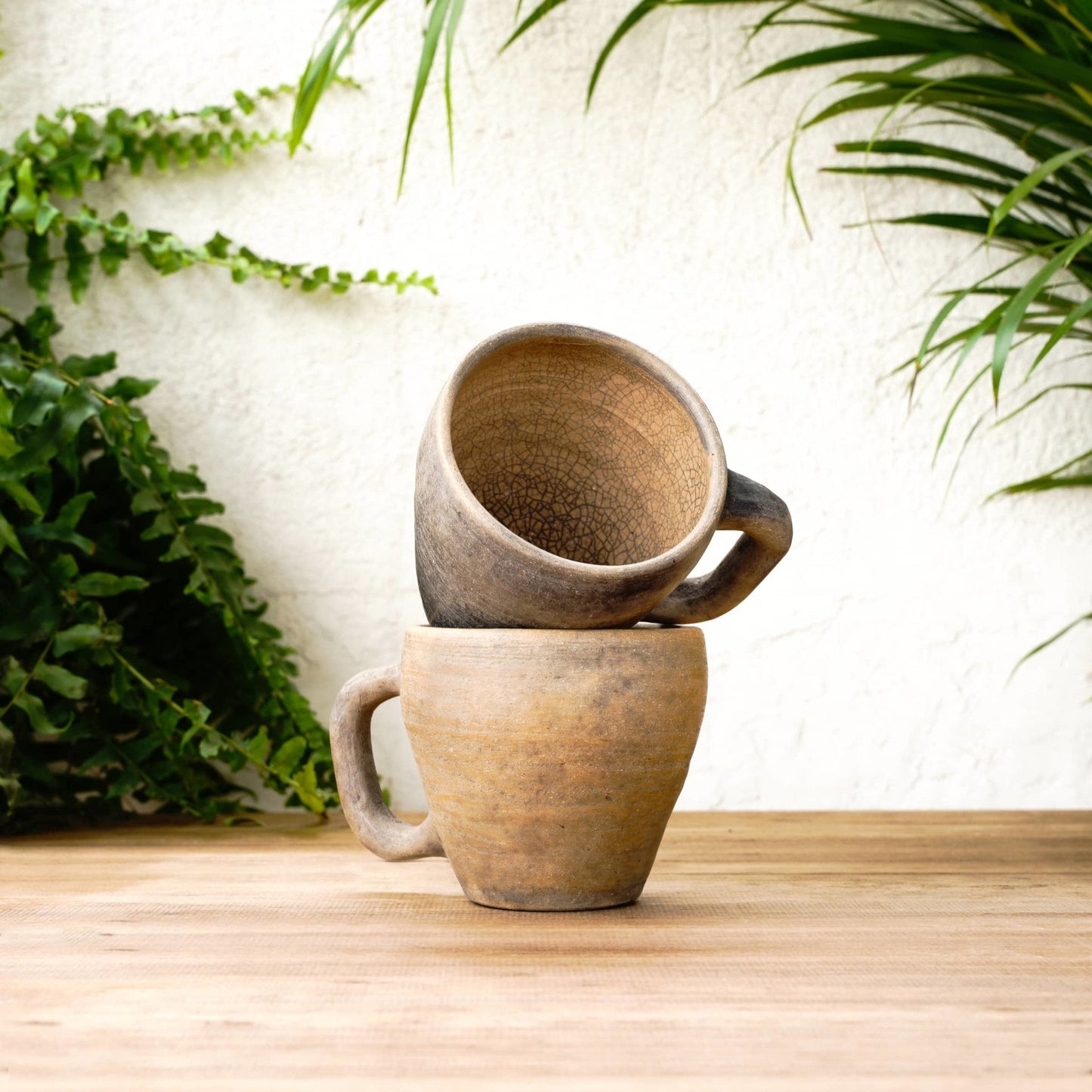 Wool+Clay Wide Earth Ceramic Mug