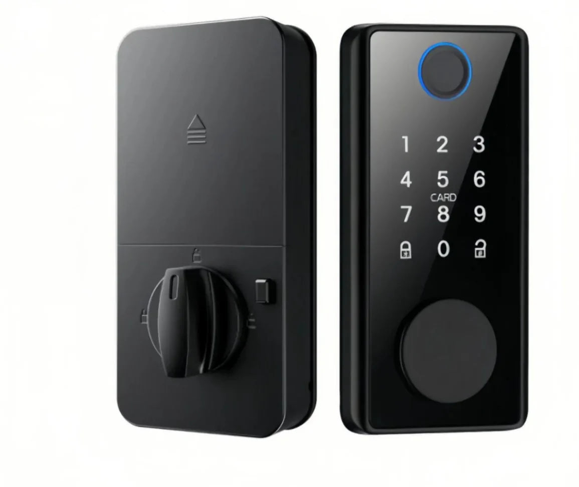 Style Loft Collection CyberSecure Wifi, Bluetooth, Fingerprint Keycode, and Keycard Door Locks