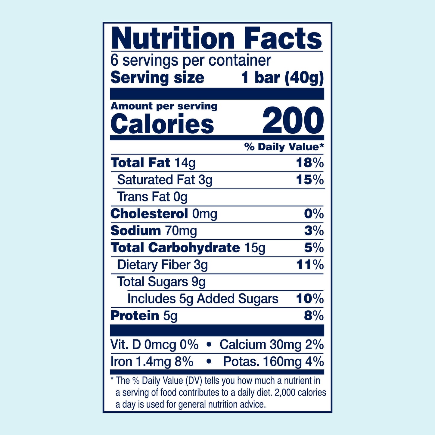 YES BAR® Apple Cinnamon Crisp Pack - 6 Packs