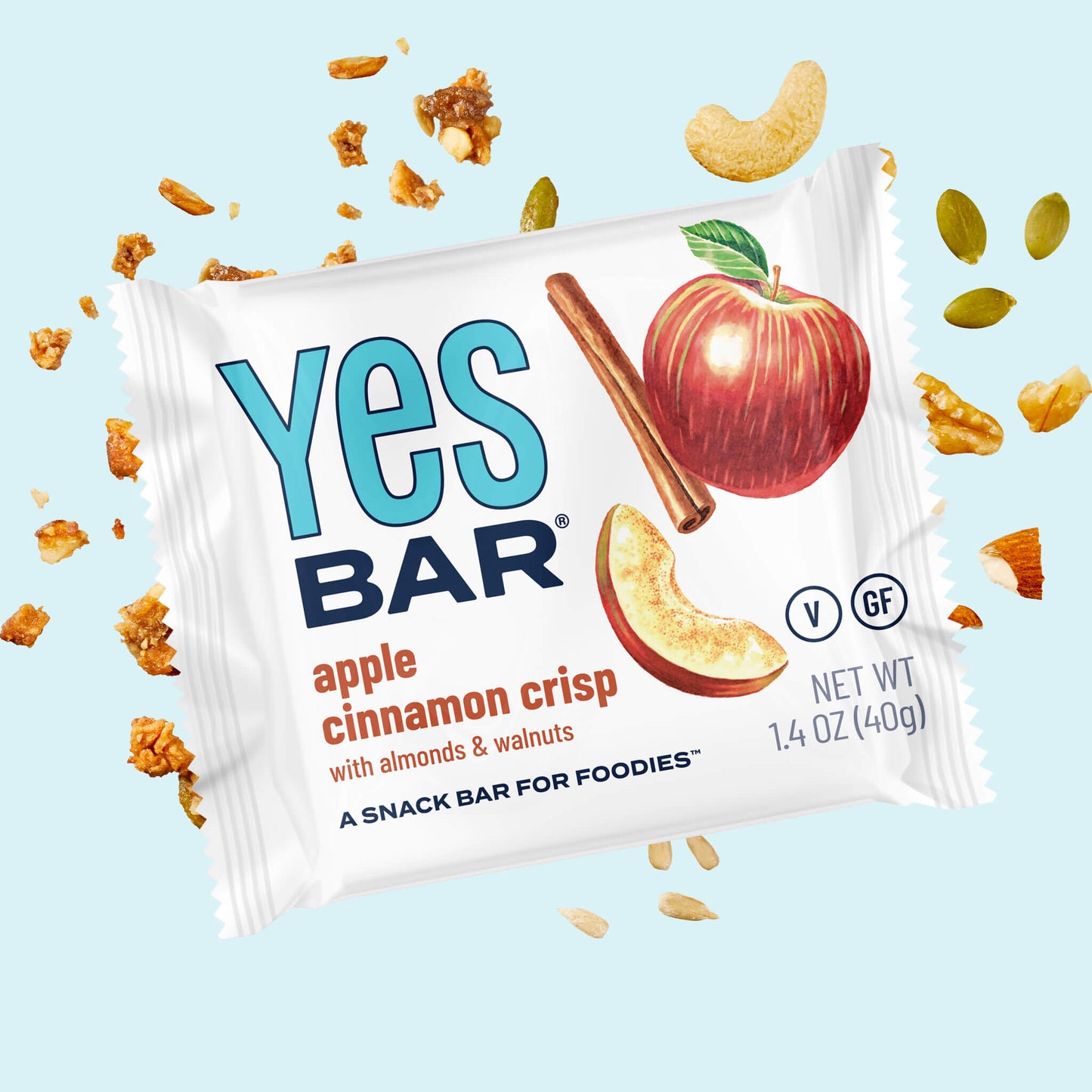 YES BAR® Apple Cinnamon Crisp Pack - 6 Packs