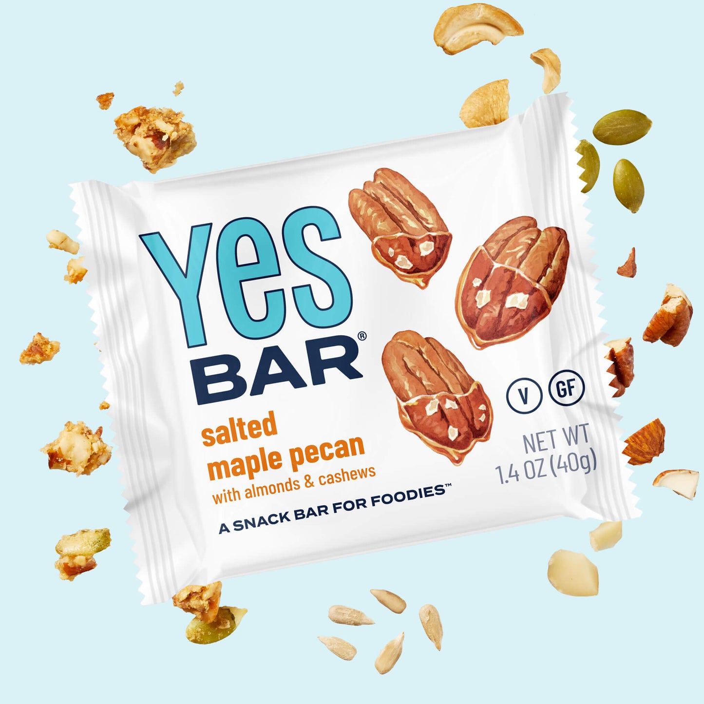 YES BAR® Salted Maple Pecan Pack - 6 Packs