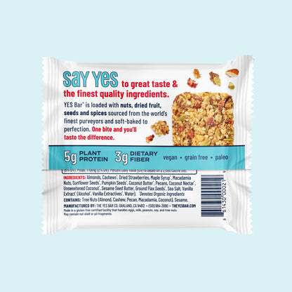 YES BAR® Strawberry Coconut Pack - 6 Packs