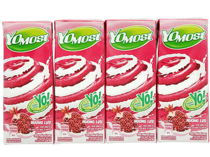 Yomost Yogurt Drink - Natural Fermented Yogurt Pack 4x170ml